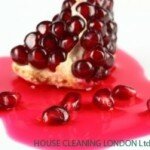 How to eliminate pomegranate stains with yoghurt